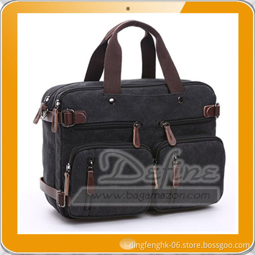 Hot Selling Vintage Canvas 3 Way Bakpack Convertible Backpack